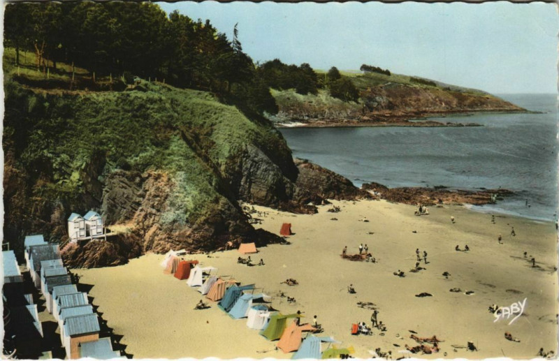 Carte postale ancienne Binic Vue sur la Plage