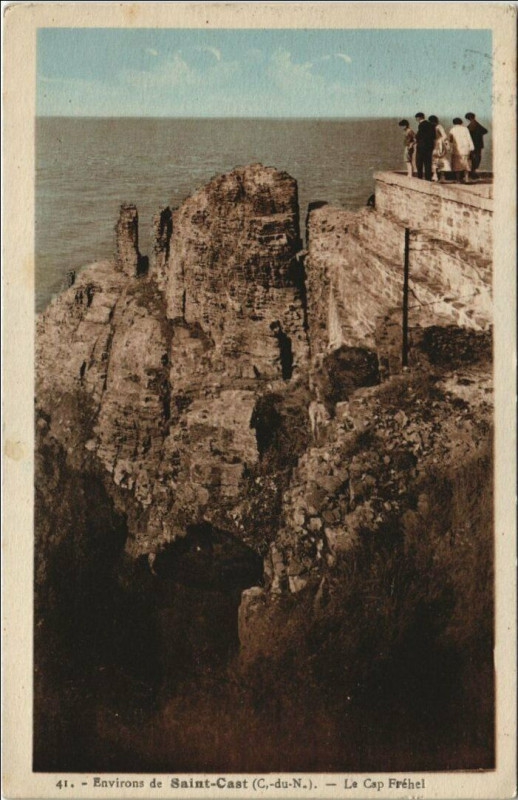 Carte postale ancienne Cap Frehel Environs de Saint-Cast