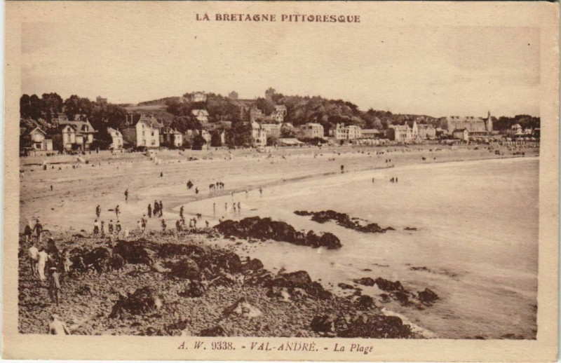 Carte postale ancienne Le Val-Andre La Plage