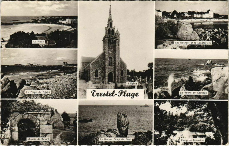 Carte postale ancienne Trestel Trestel-Plage - Scenes