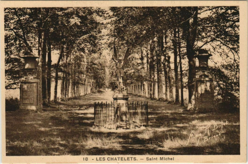 Carte postale ancienne Les Chatelets - Saint-Michel