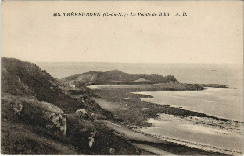 Carte postale ancienne Trebeurden La Pointe de Bihit