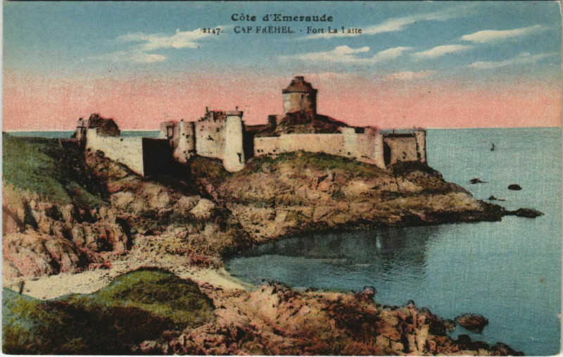 Carte postale ancienne Cap Frehel Fort La Latte