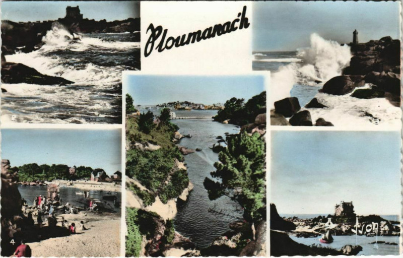 Carte postale ancienne Ploumanach Perros-Guirec - Scenes à Perros-Guirec