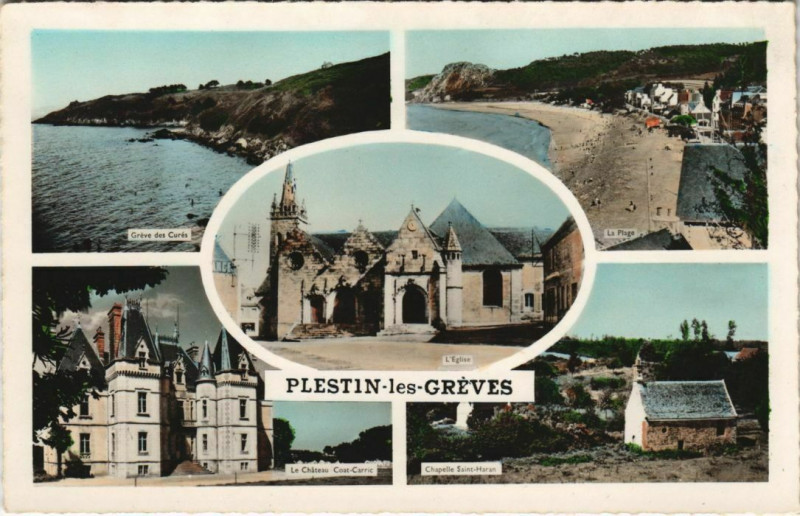 Carte postale ancienne Plestin-les-Greves Scenes