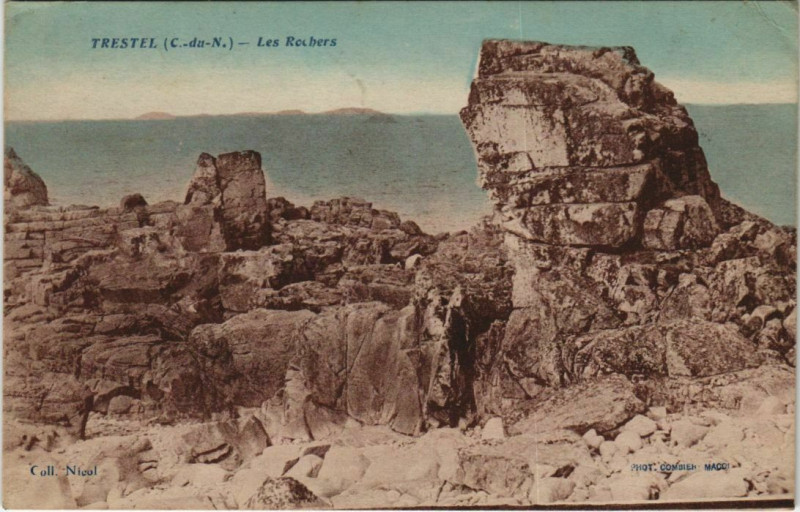 Carte postale ancienne Trestel Les Rochers