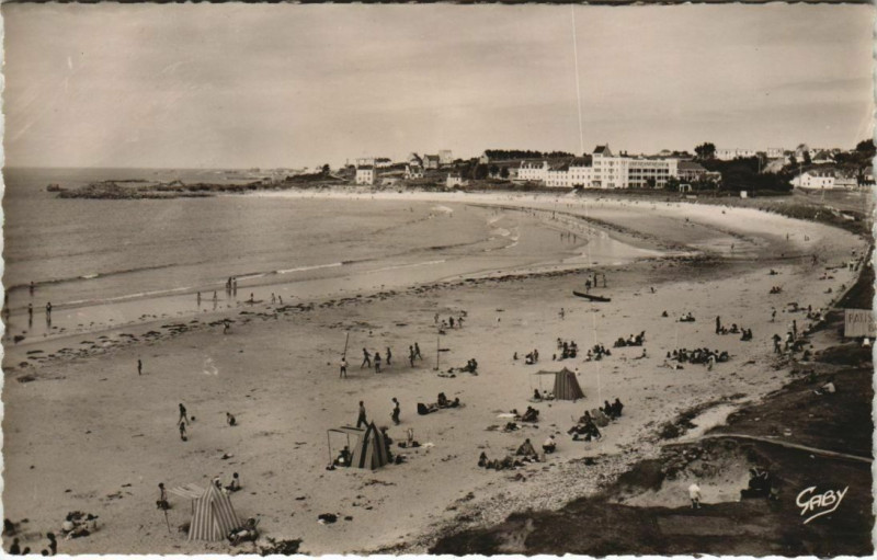 Carte postale ancienne Trestel Trestel-Plage - Vue Generale de la Plage