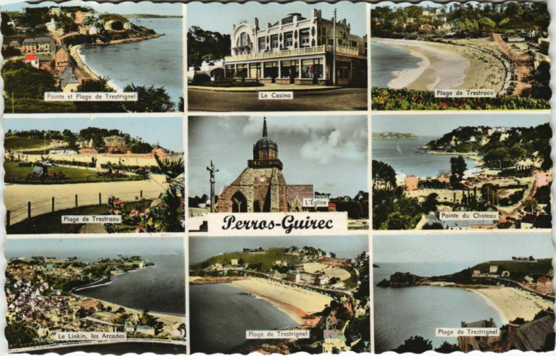 Carte postale ancienne Perros-Guirec Scenes à Perros-Guirec