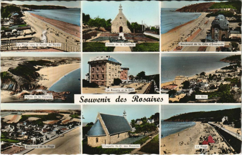 Carte postale ancienne Pordic-les-Rosaires Les-Rosaires - Scenes à Pordic