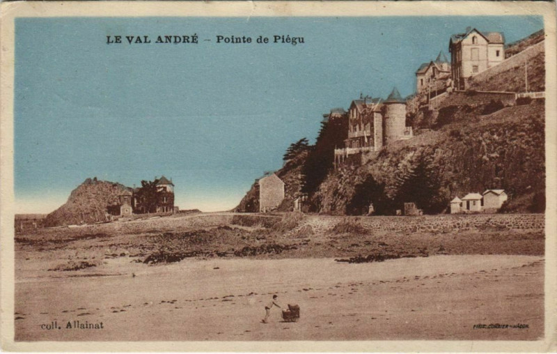 Carte postale ancienne Le Val-Andre Pointe de Piegu