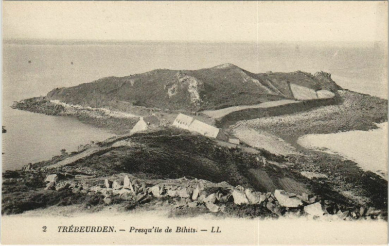Carte postale ancienne Trebeurden Presqu'ile de Bihits