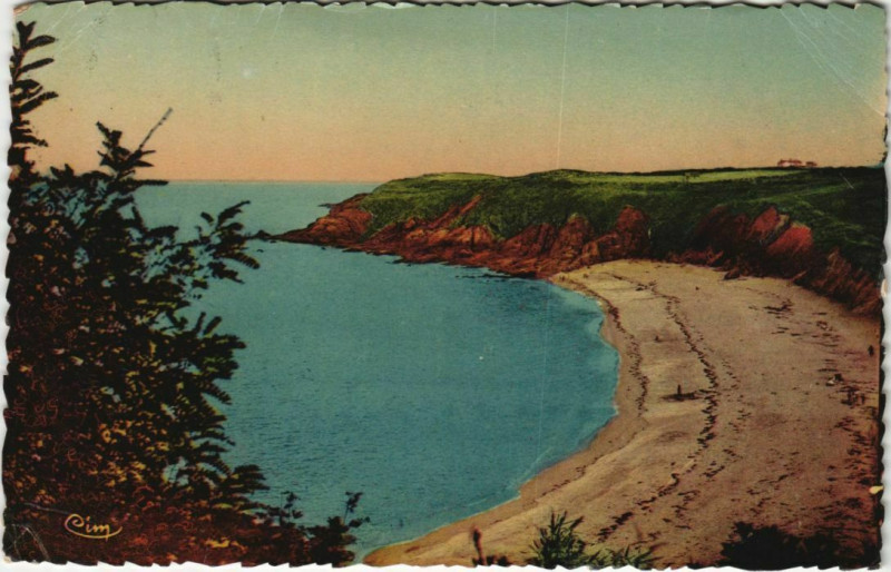 Carte postale ancienne Saint-Cast Plage de la Mare