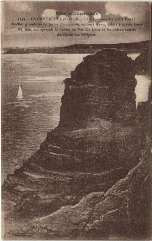 Carte postale ancienne Cap Frehel La Fauconniere