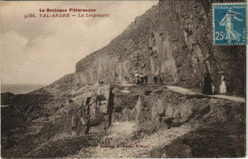 Carte postale ancienne Le Val-Andre La Lingouare