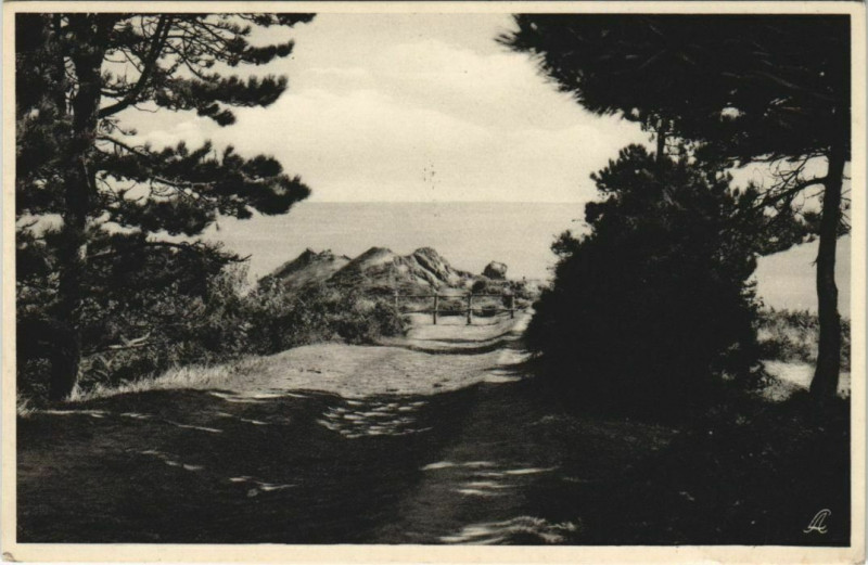 Carte postale ancienne Saint-Cast La Garde - Vers la Pointe