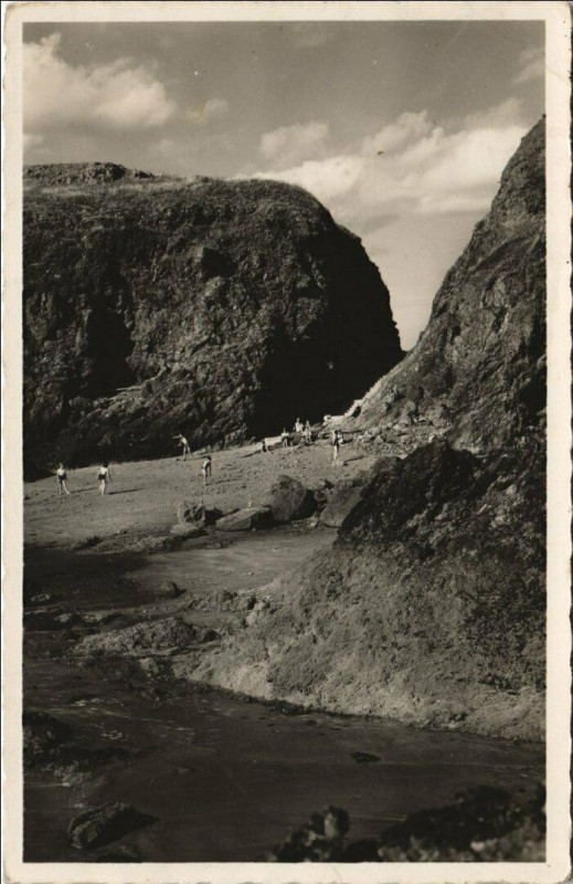 Carte postale ancienne La Cotentin Descente de la Greve