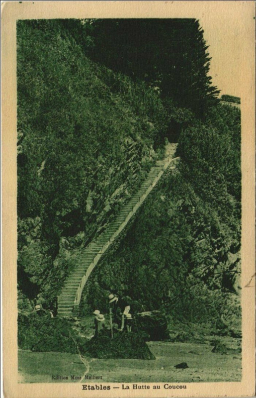 Carte postale ancienne Etables La Hutte au Coucou
