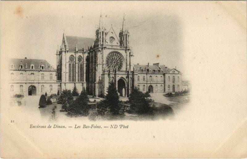 Carte postale ancienne Env.de Dinan Les Bas-Foins France à Dinan