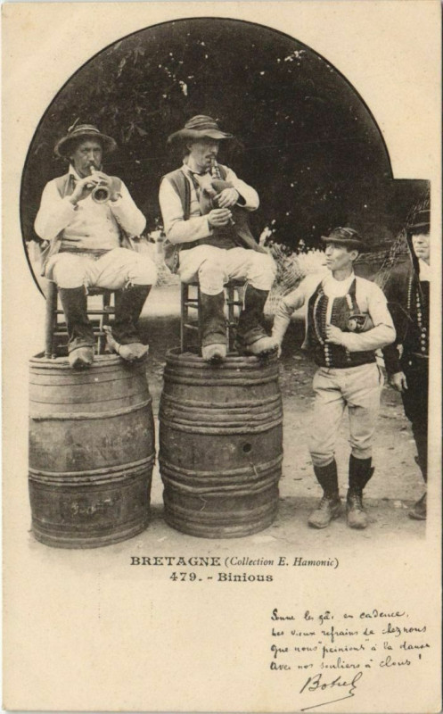 Carte postale ancienne Binious France