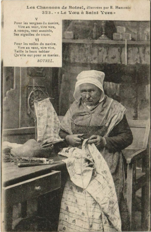 Carte postale ancienne Les Chansons de Botrel France