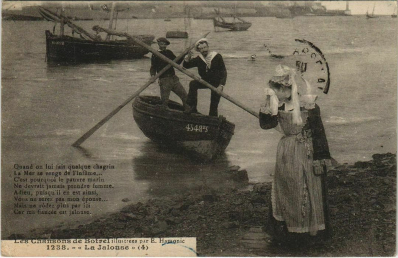 Carte postale ancienne Les Chansons de Botrel France