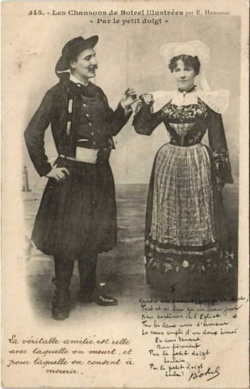 Carte postale ancienne Les Chansons de Botrel France