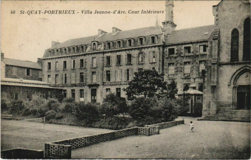 Carte postale ancienne Saint-Quay Portrieux Villa Jeanne d'Arc France à Saint-Quay-Portrieux
