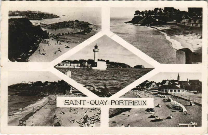 Carte postale ancienne Saint-Quay Portrieux Souvenir France à Saint-Quay-Portrieux