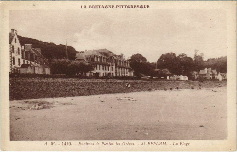 Carte postale ancienne St.Efflam La Plage France