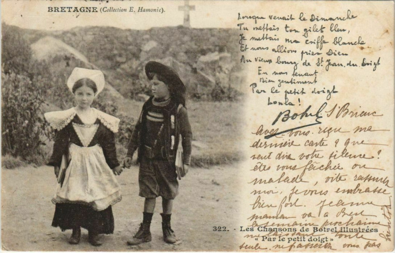 Carte postale ancienne Les Chansons de Botrel France