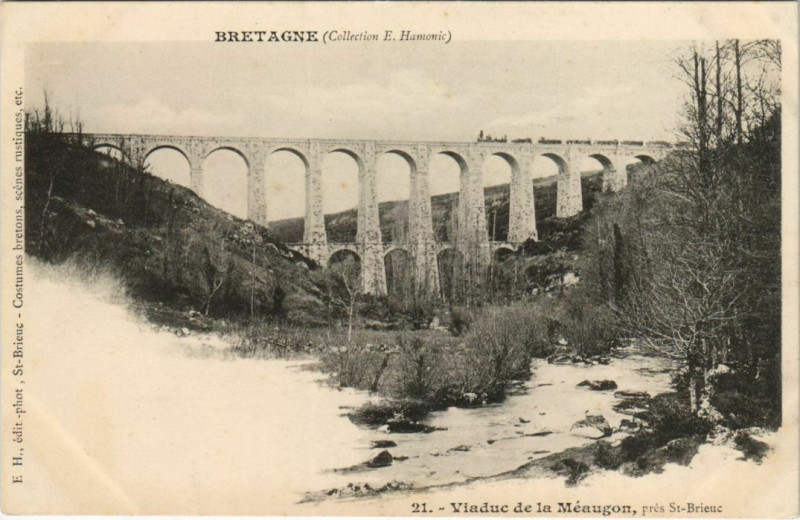 Carte postale ancienne Viaduc de la Meaugon France