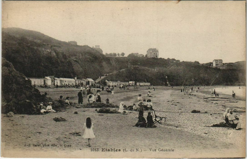 Carte postale ancienne Etables Vue Generale France