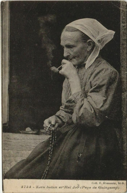 Carte postale ancienne Guingamp Korn butun ar Mai Job, Pays France à Guingamp