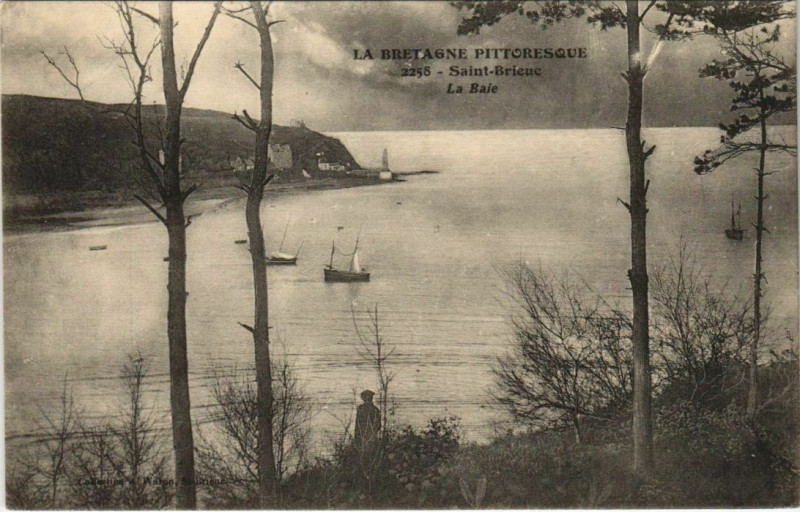 Carte postale ancienne Saint Brieuc La Baie France à Saint-Brieuc