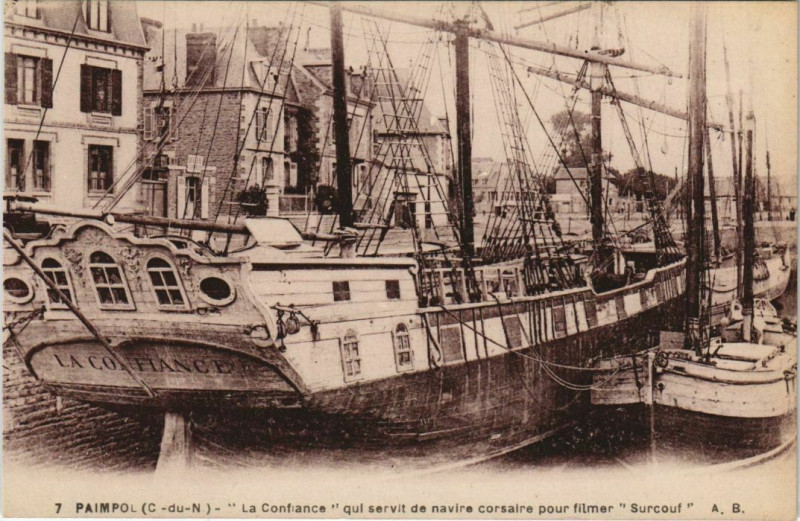 Carte postale ancienne Paimpol La Confiance France à Paimpol