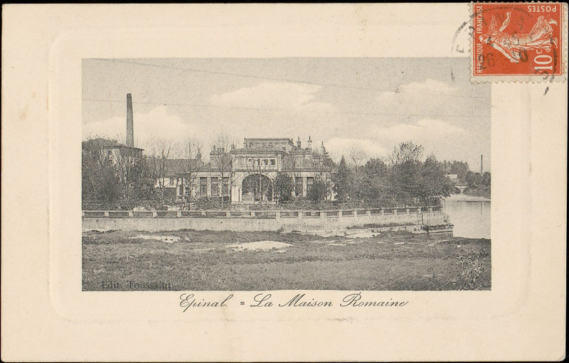 Carte postale ancienne Carte postale, Epinal, La Maison romaine 5
