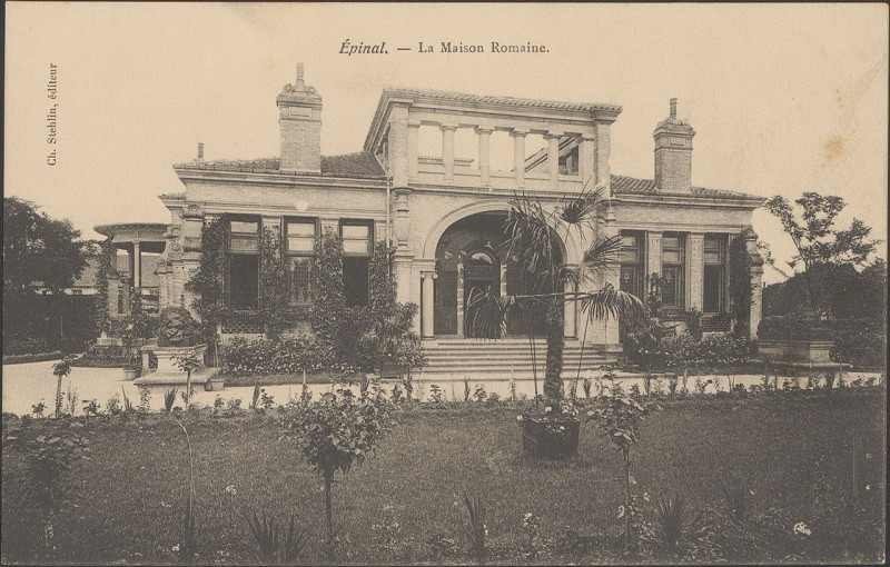 Carte postale ancienne Carte postale, Epinal, La Maison romaine