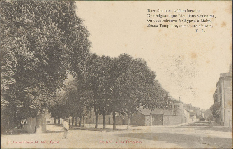 Carte postale ancienne Carte postale, Epinal, Les Templiers 2