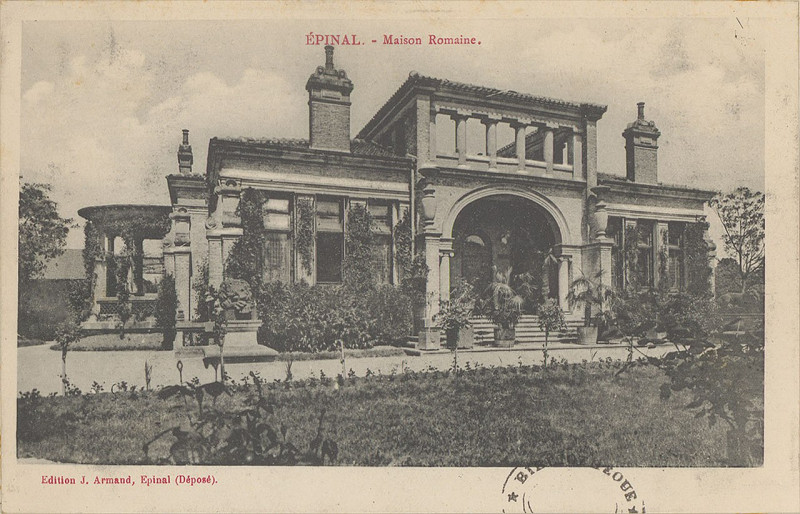 Carte postale ancienne Carte postale, Epinal, Maison romaine 2