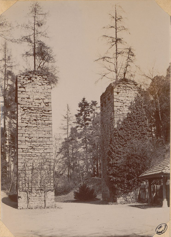 Carte postale ancienne Carte postale, Epinal, Piliers du Château
