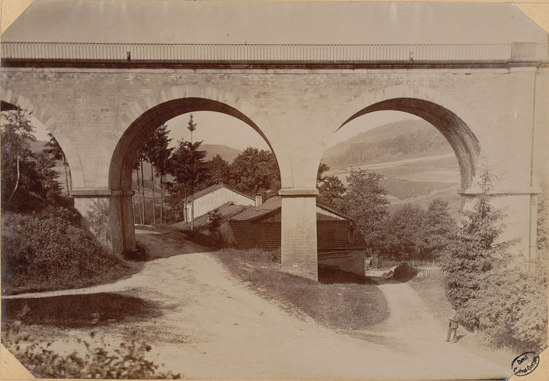 Carte postale ancienne Carte postale, Epinal, Viaduc de Bertraménil