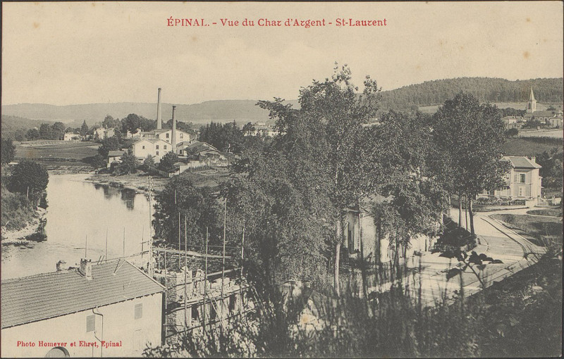 Carte postale ancienne Carte postale, Epinal, Vue du Char d'Argent, St-Laurent