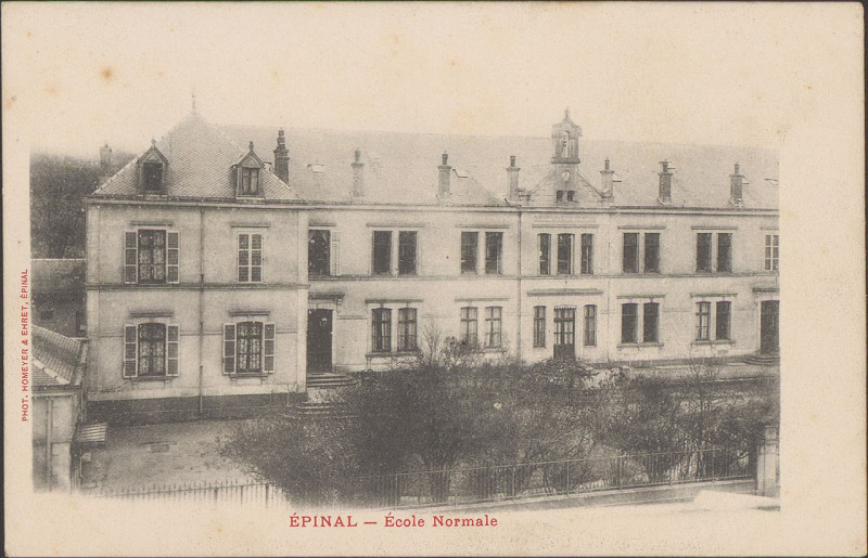 Carte postale ancienne Carte postale, Epinal, Ecole normale