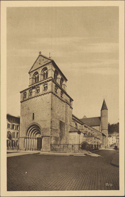 Carte postale ancienne Carte postale, Epinal, Eglise Saint-Maurice 11