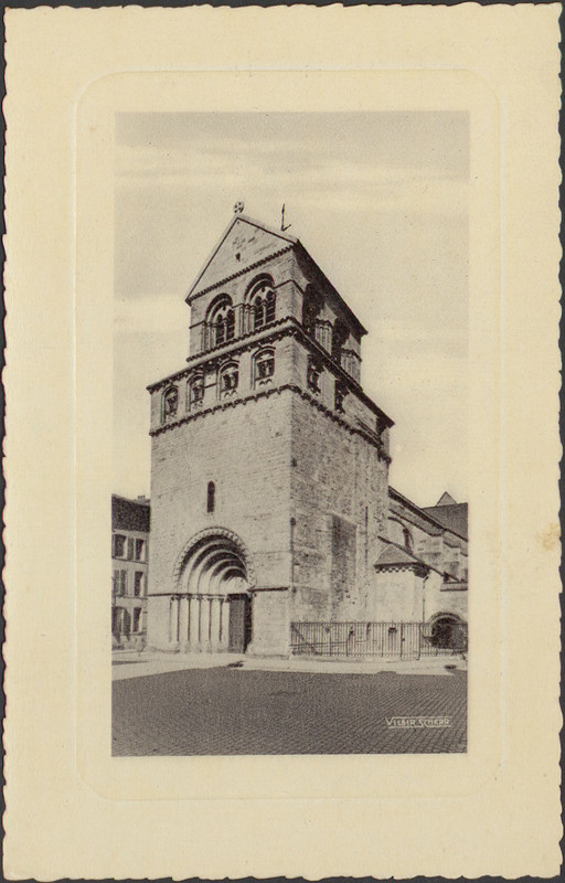 Carte postale ancienne Carte postale, Epinal, Eglise Saint-Maurice 13