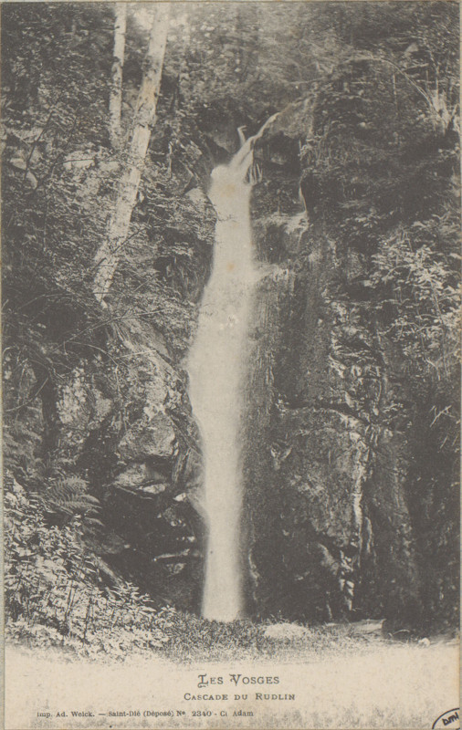 Carte postale ancienne Carte postale, Cascade du Rudlin