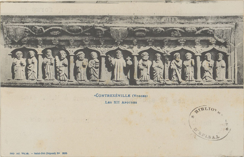 Carte postale ancienne Les XII Apôtres à Contrexéville