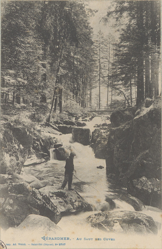 Carte postale ancienne Carte postale, Gérardmer, Au Saut des Cuves
