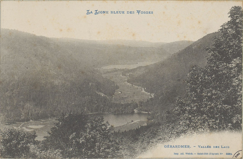 Carte postale ancienne Carte postale, Gérardmer, Vallée des lacs