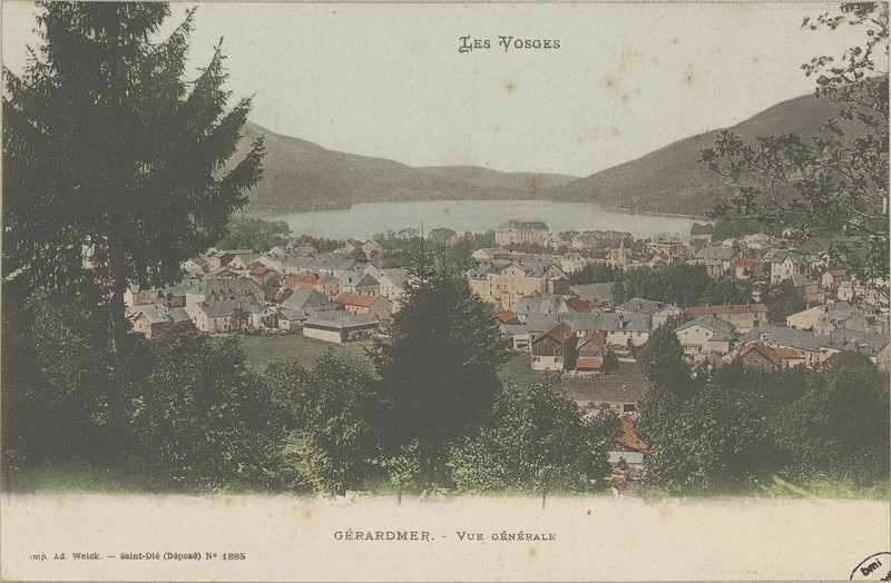 Carte postale ancienne Carte postale, Gérardmer, Vue générale